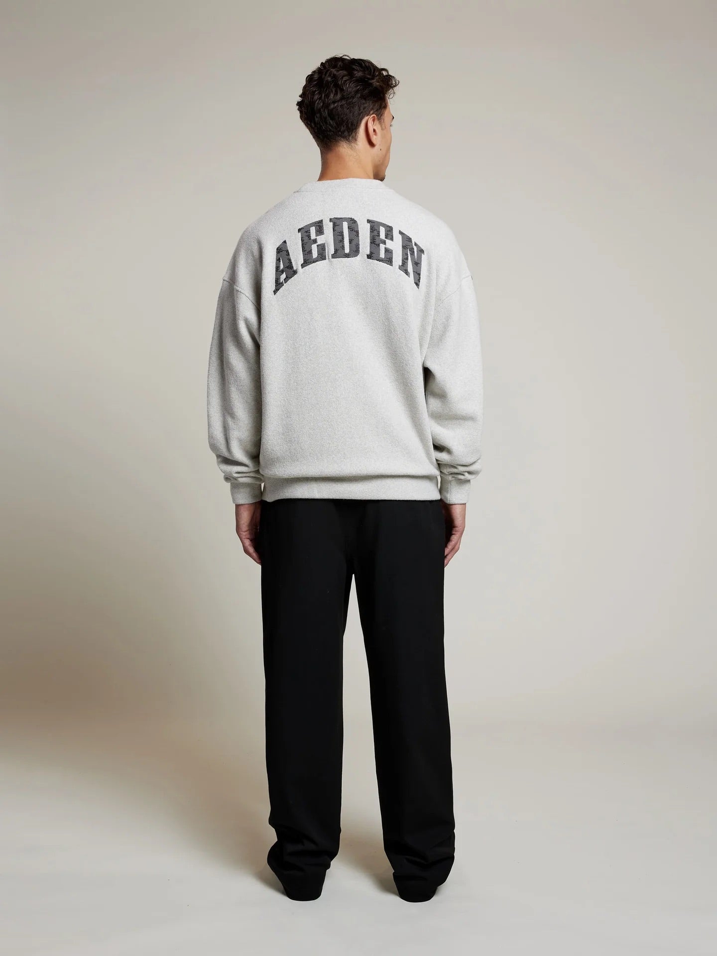 AEDEN | SAM SWEATER - GREY