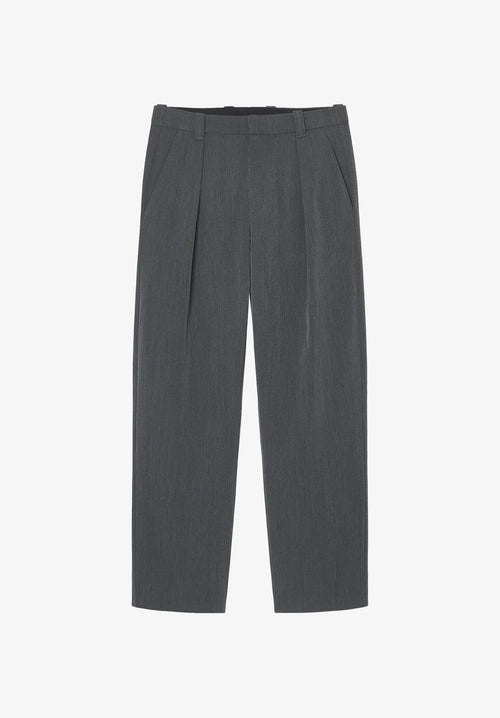 A.P.C. Loose-Fit Barrel Trousers – Gris