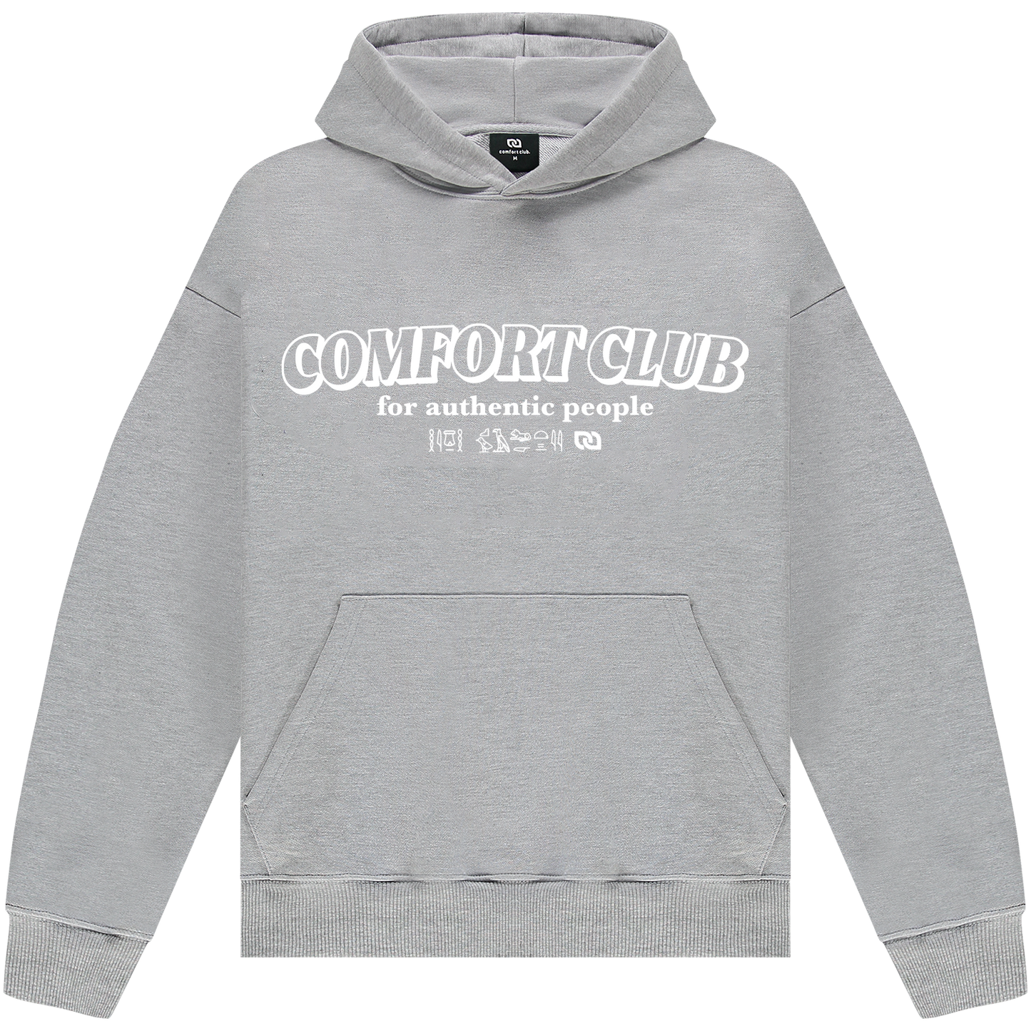 COMFORT CLUB | Authentic Hoodie - Light Grey Marl