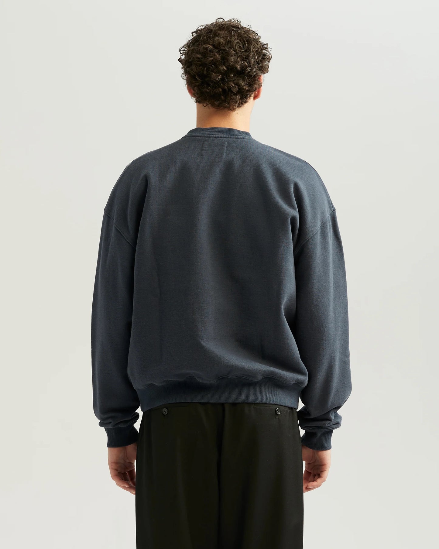 ANGE PROJECTS | LOGO SWEATER - NAVY