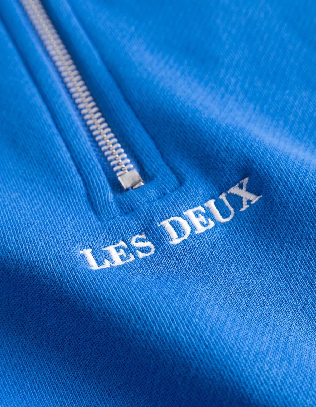 LES DEUX | DEXTER HALFZIP SWEAT - OLYMPIAN BLUE