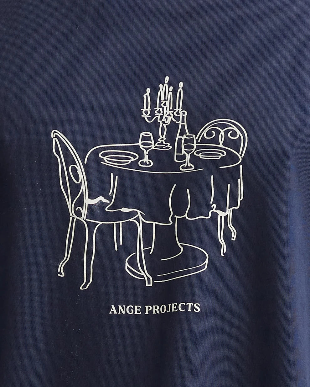 Ange Projects Bistro t-shirt - Navy