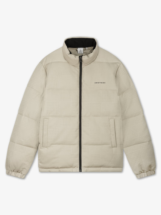 LAW OF THE SEA | MOON TECHNICAL PUFFER JACKET - ALUMINIUM