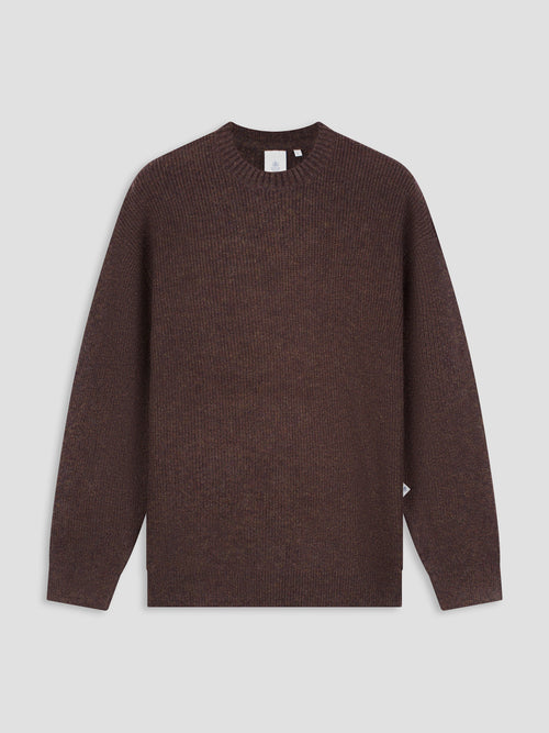 Law of the Sea Cloudbreak Knitted Crewneck – Brown
