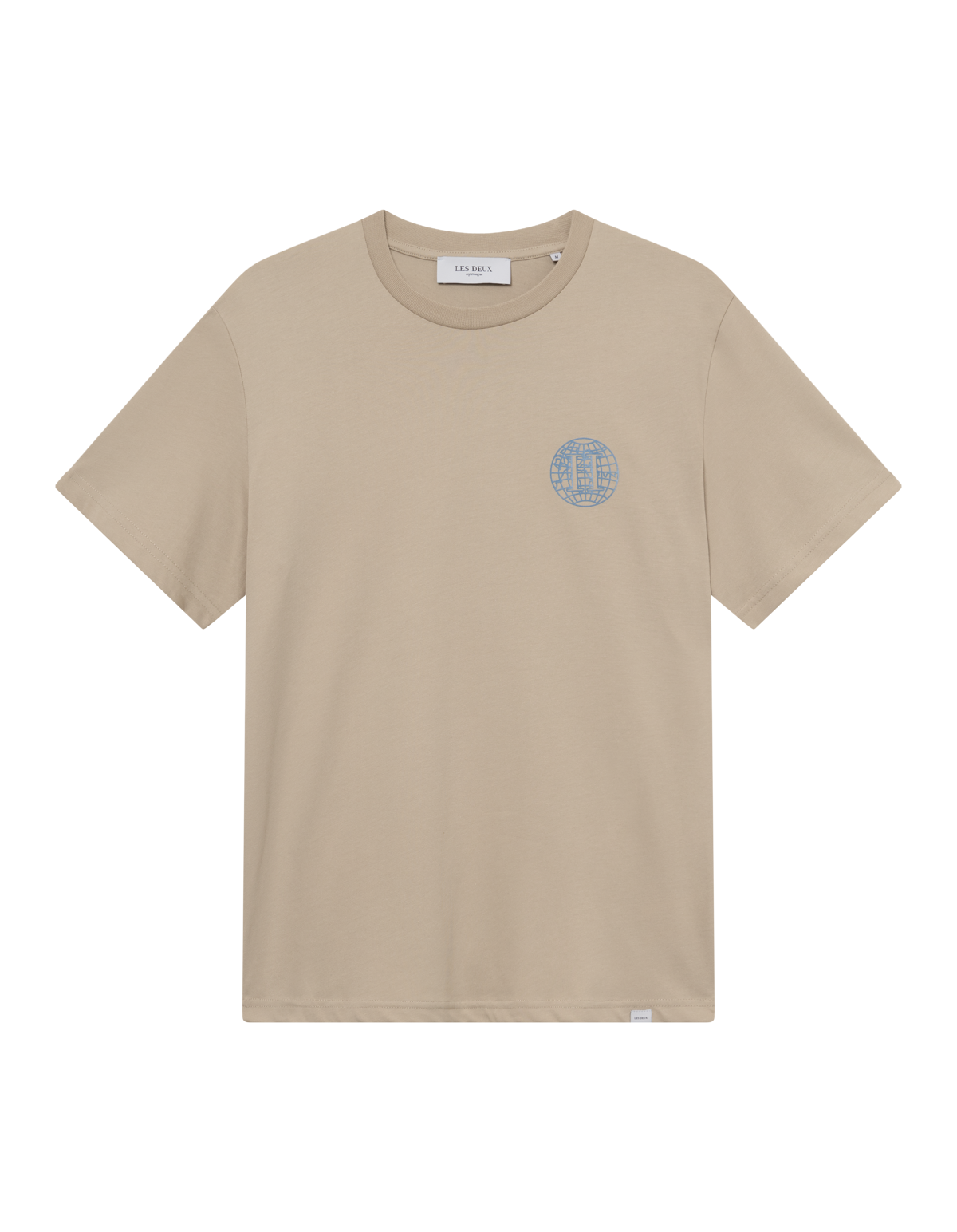 LES DEUX | Globe T-Shirt - Light Desert Sand