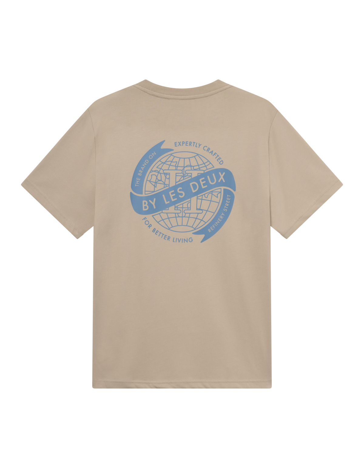 LES DEUX | Globe T-Shirt - Light Desert Sand