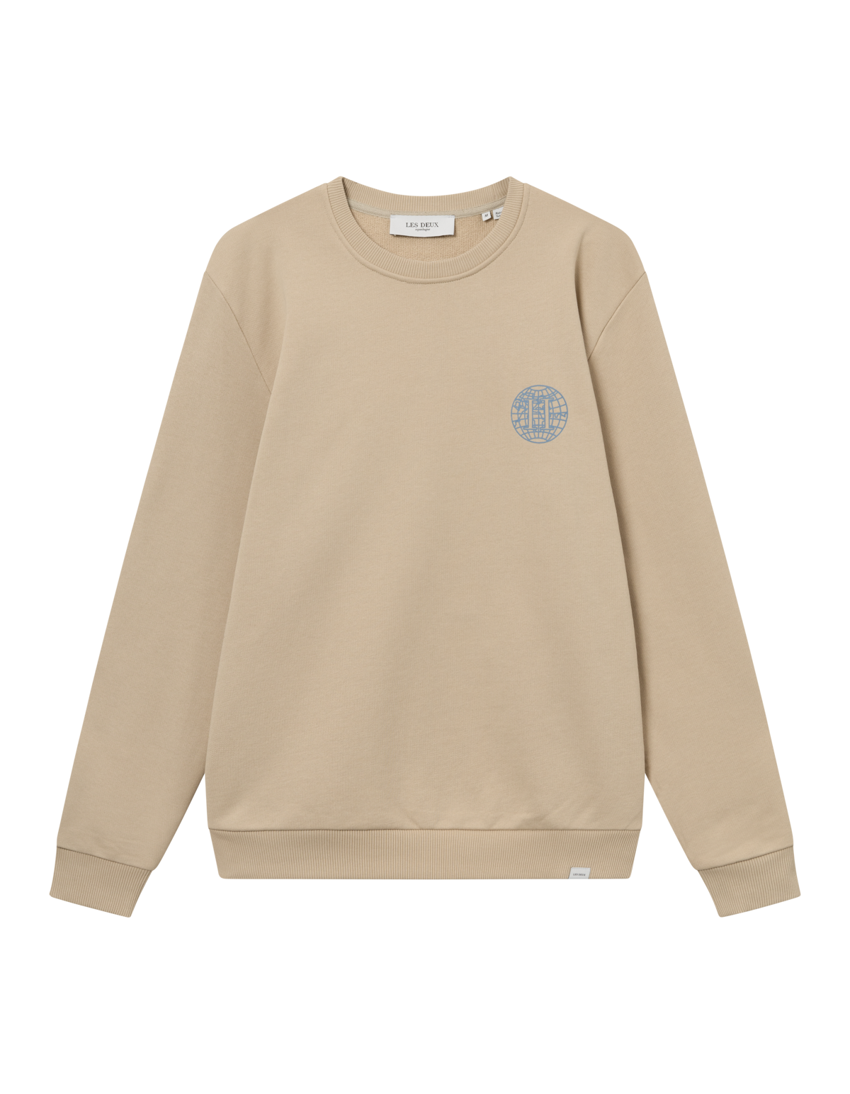 LES DEUX | Globe Sweatshirt - Light Desert Sand