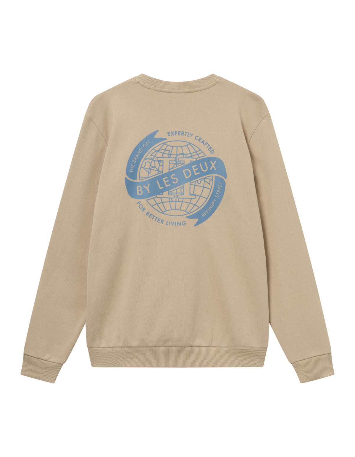LES DEUX | Globe Sweatshirt - Light Desert Sand