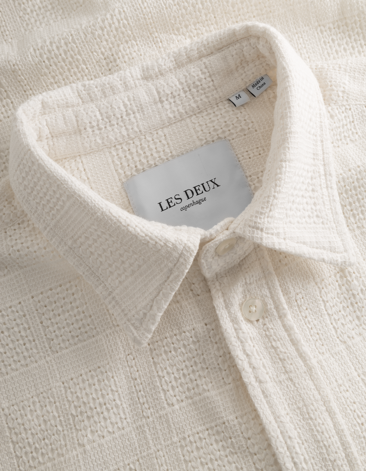 LES DEUX | Charlie SS Shirt - Light Ivory