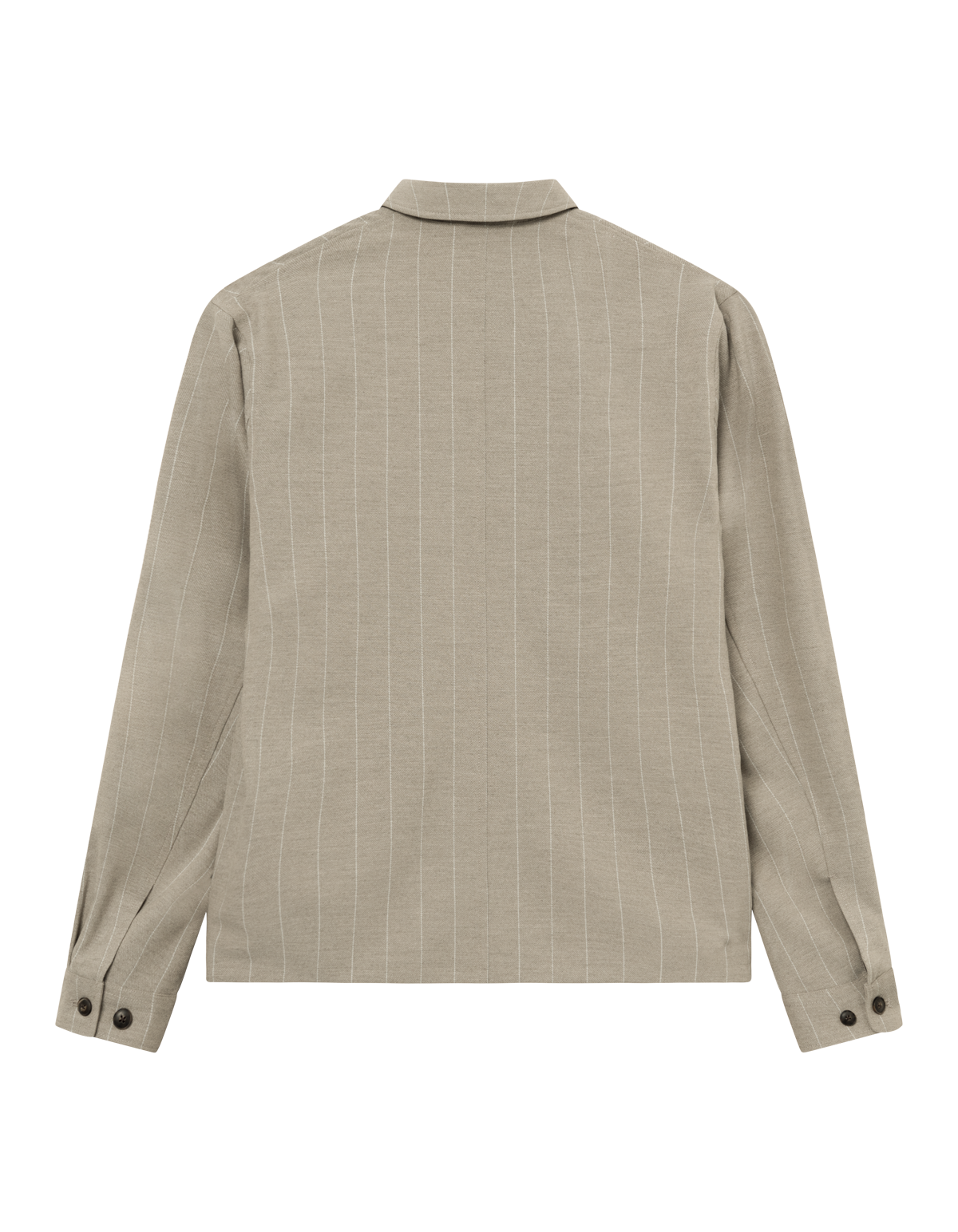 LES DEUX | Como Coach Twill Pinstripe Jacket - Light Sand