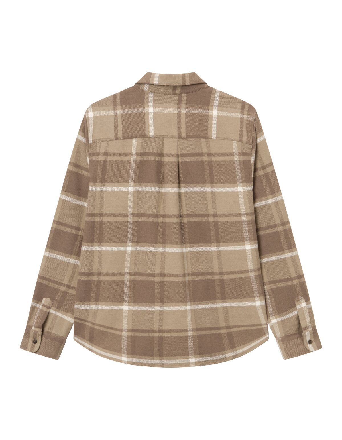 LES DEUX | Joseph Check Overshirt - Walnut/Dk Sand