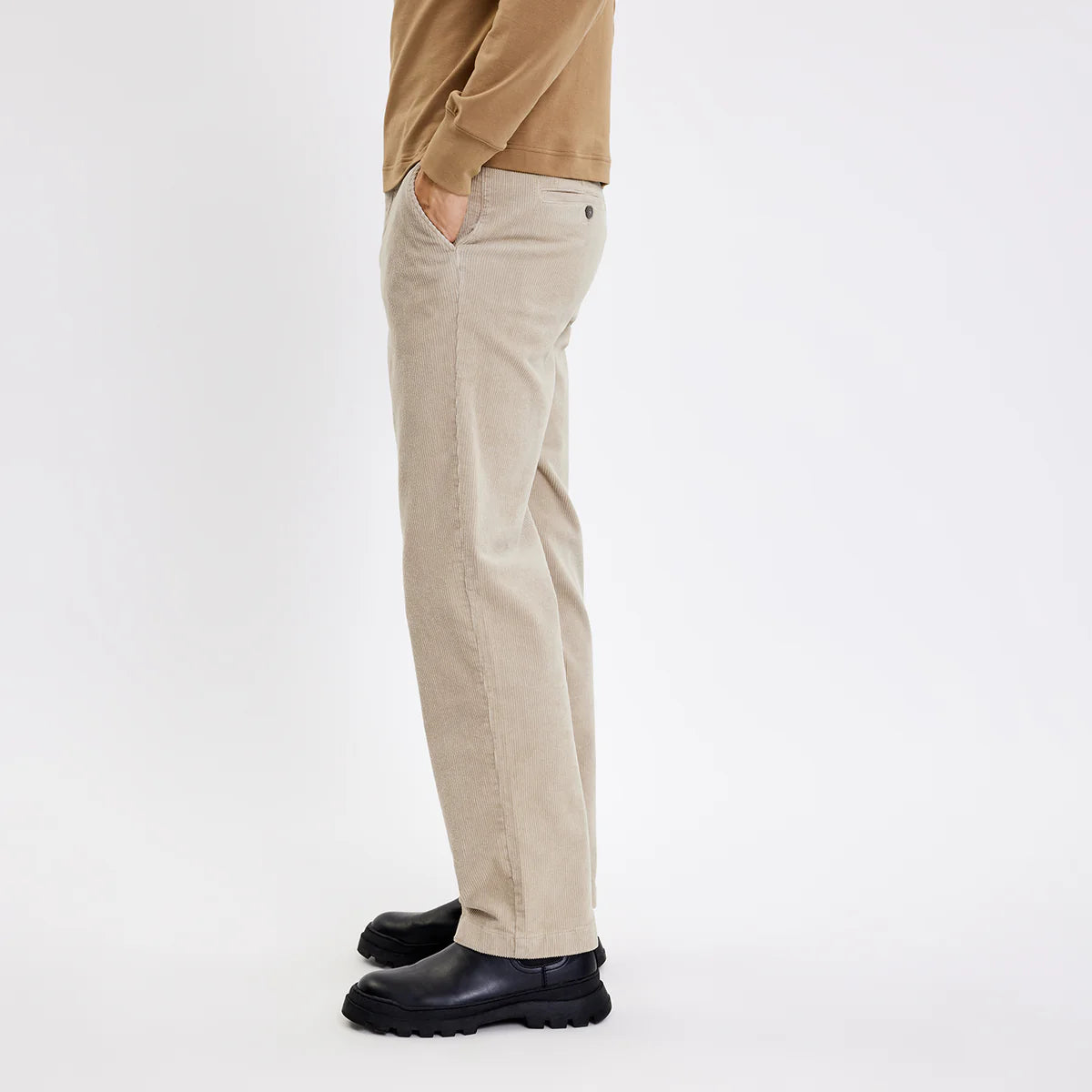 PLAIN | LUCASPL CORDUROY - WINTER WHITE
