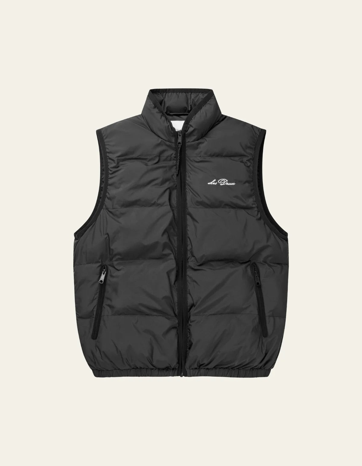 LES DEUX | NEWPORT PADDED VEST - BLACK