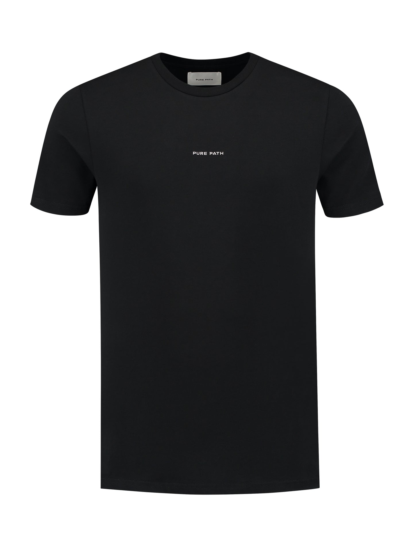 PURE PATH | Liquid Metal Logo T-Shirt - Black