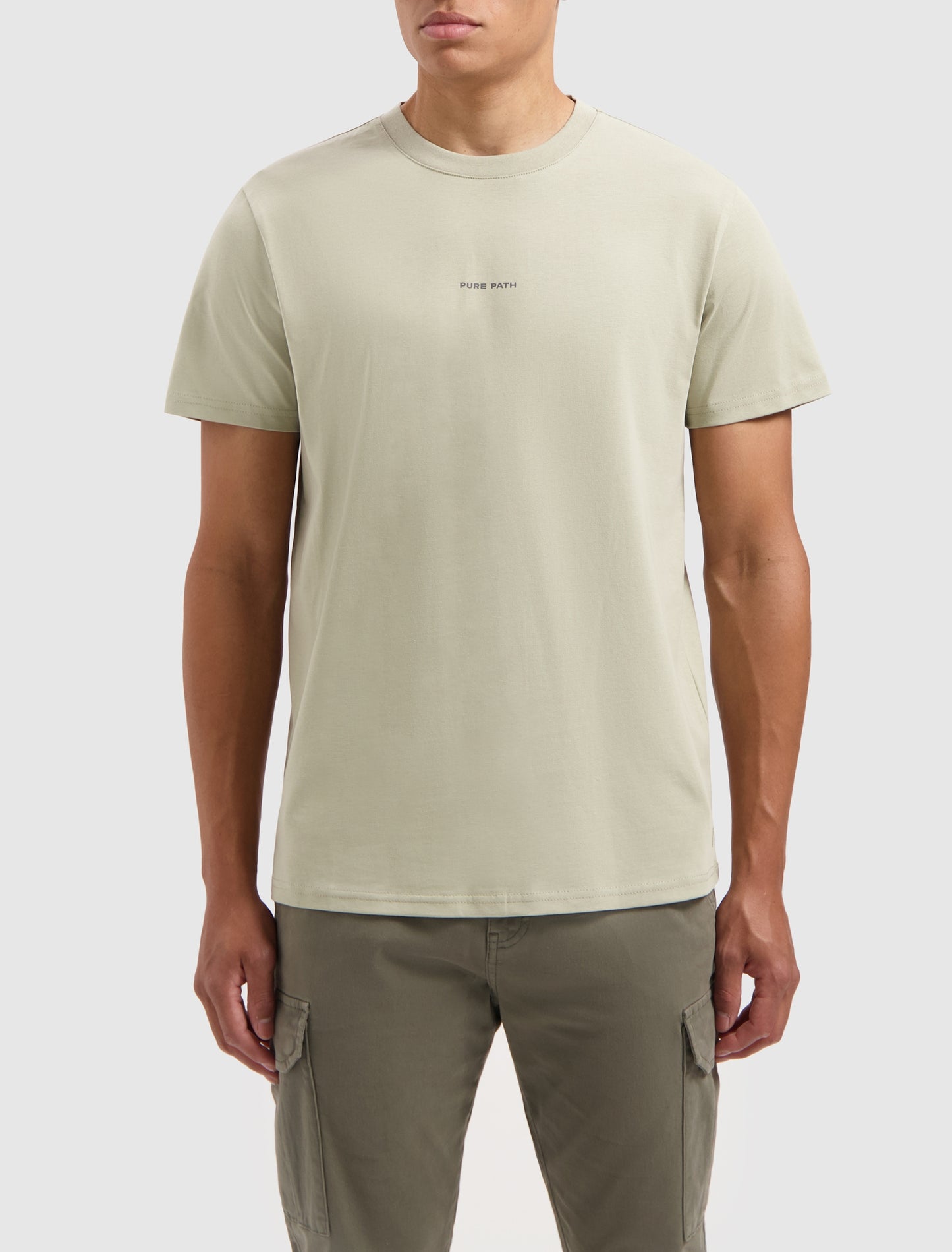 PURE PATH | Essential Logo T-Shirt - Light Green