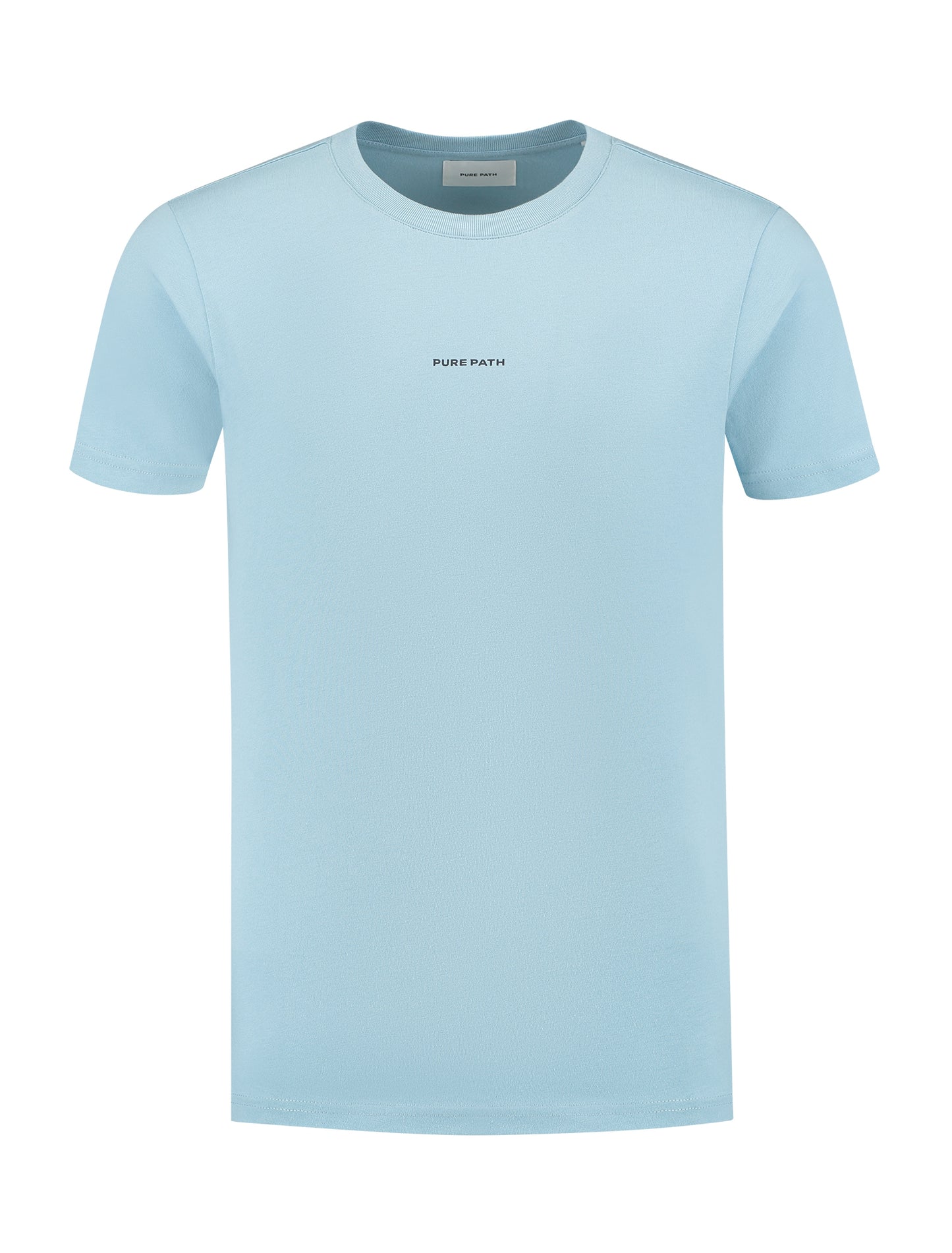 PURE PATH | Essential Logo T-Shirt - Light Blue