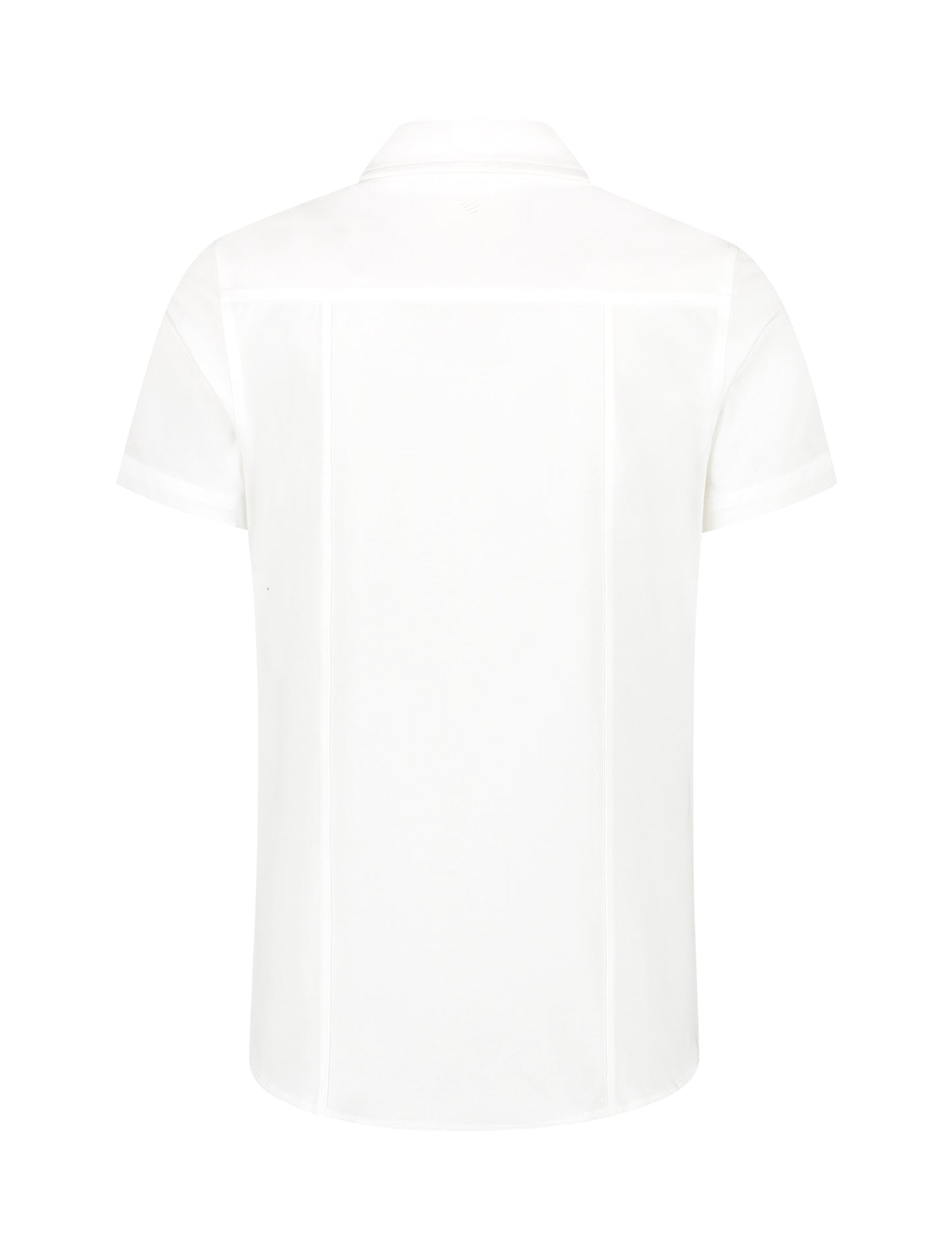 PURE PATH | Pique Shortsleeve Shirt - White