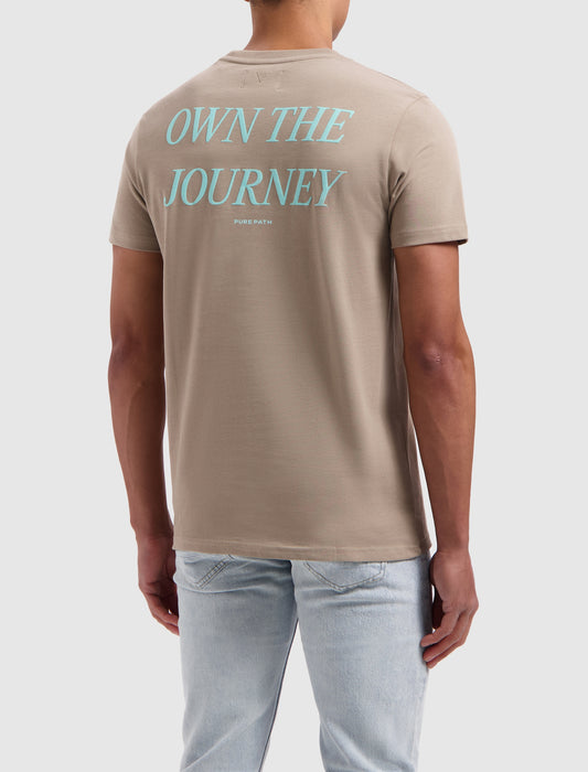 PURE PATH | Own The Journey Tee - Sand