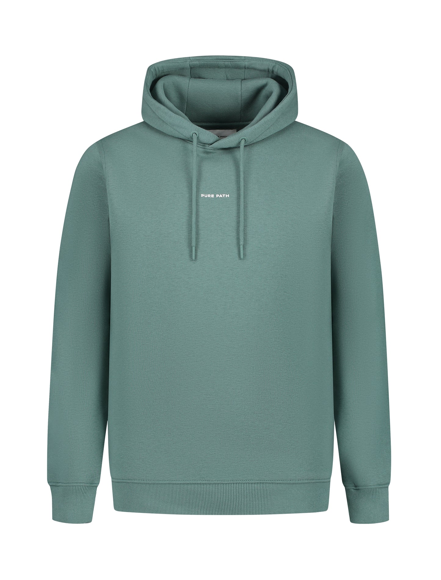 PURE PATH | Essential Logo Hoodie - Faded Green