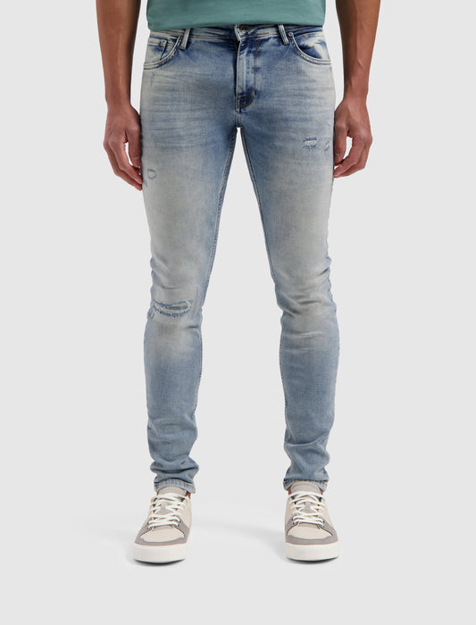 PURE PATH | The Jone W1202 - Denim Mid Blue