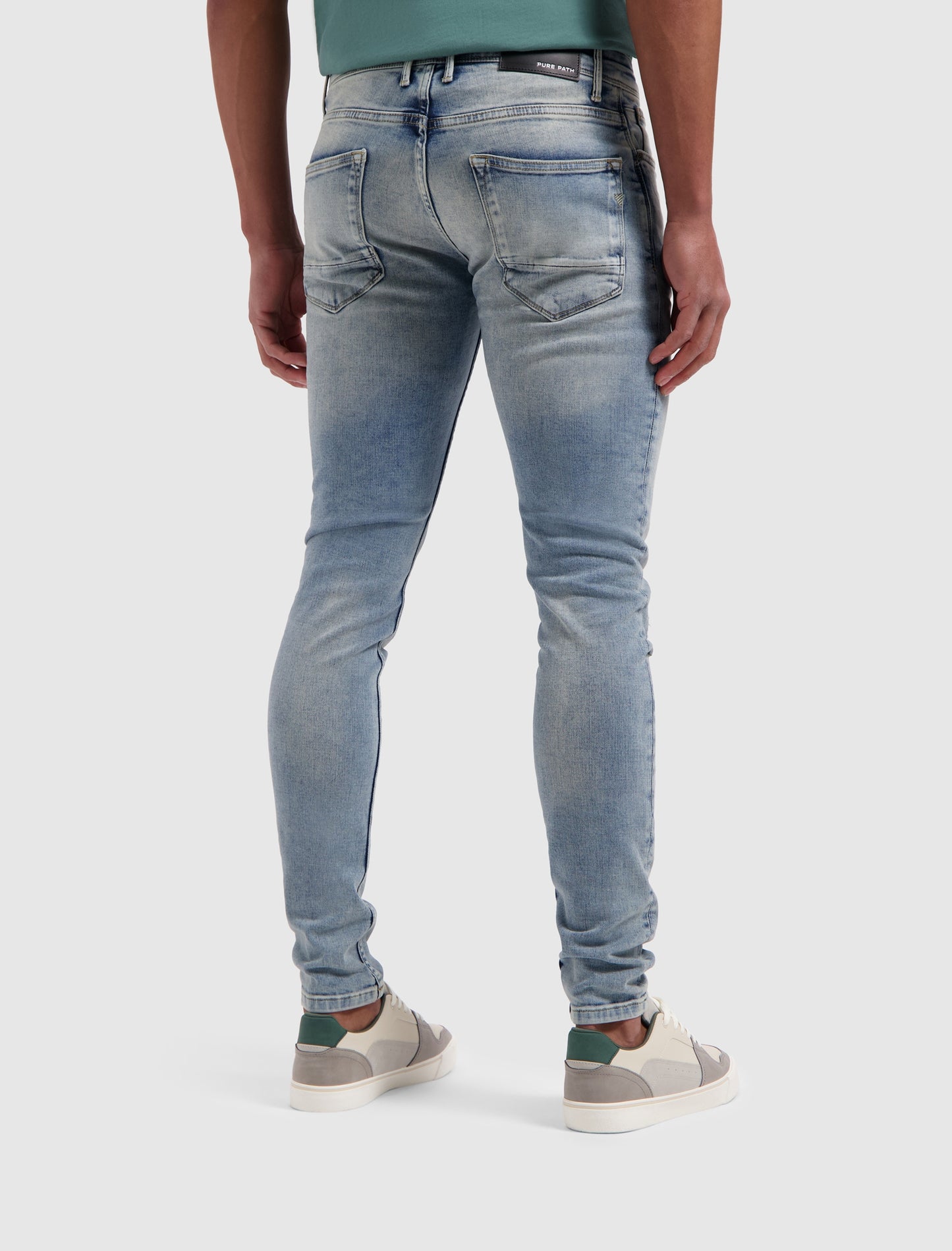 PURE PATH | The Jone W1202 - Denim Mid Blue