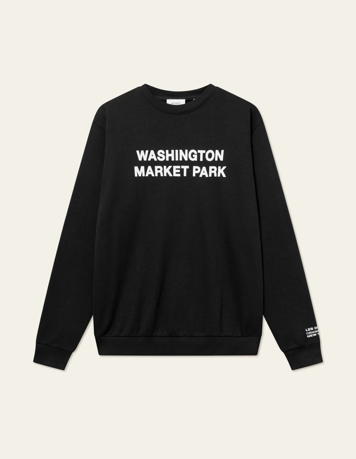 LES DEUX | WASHINGTON SWEATSHIRT - BLACK