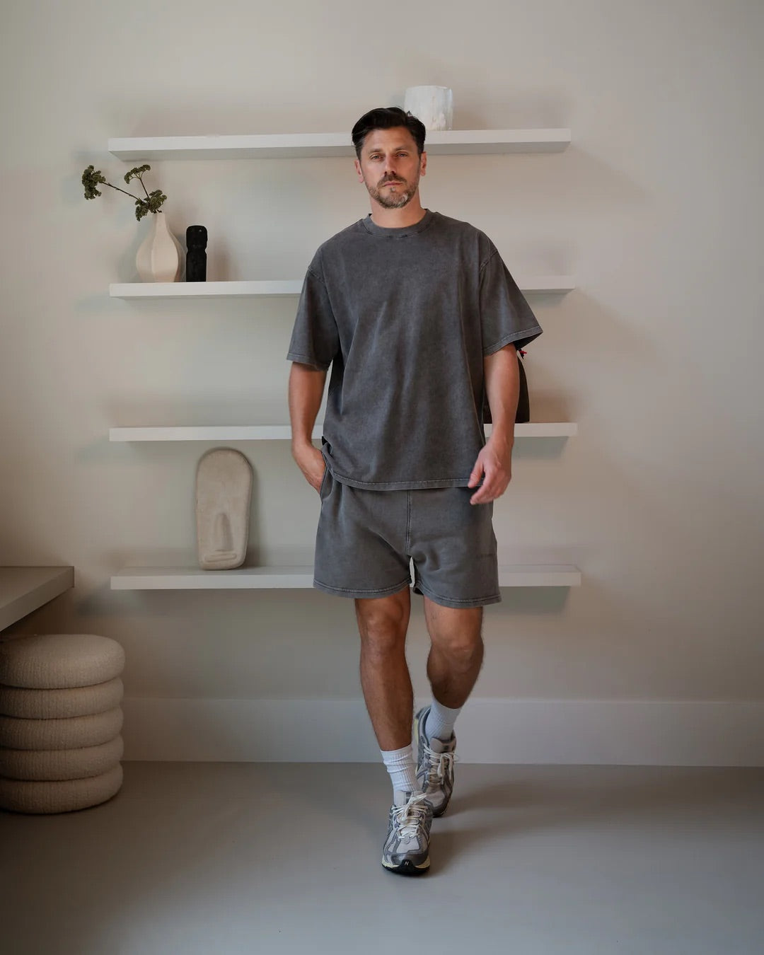 REPRIMANDE | Classic Logo Short - Lava Smoke