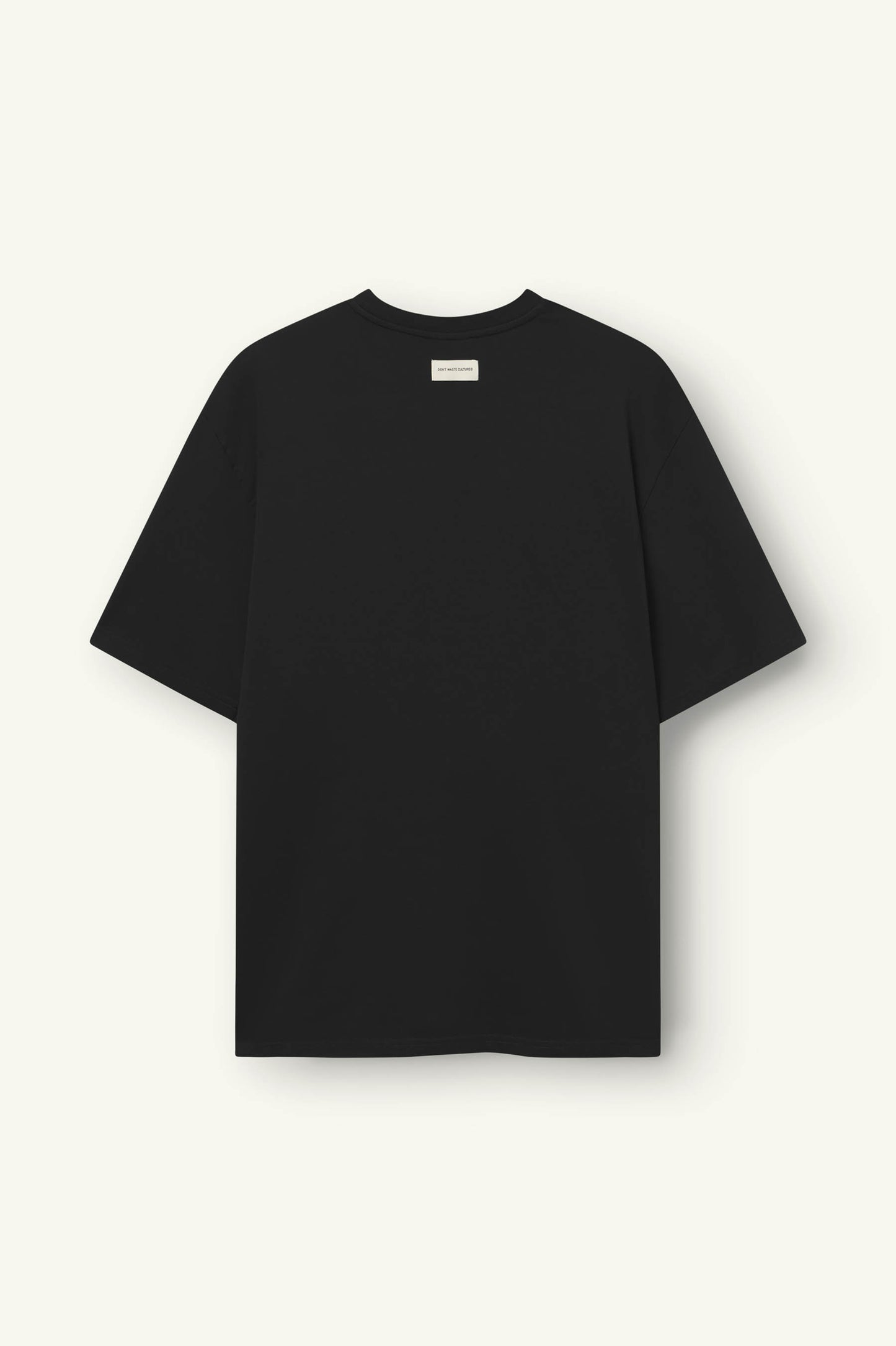 DON'T WASTE CULTURE | FLORE T-SHIRT - BLACK