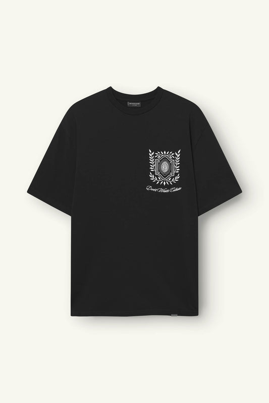 DON'T WASTE CULTURE | FLORE T-SHIRT - BLACK