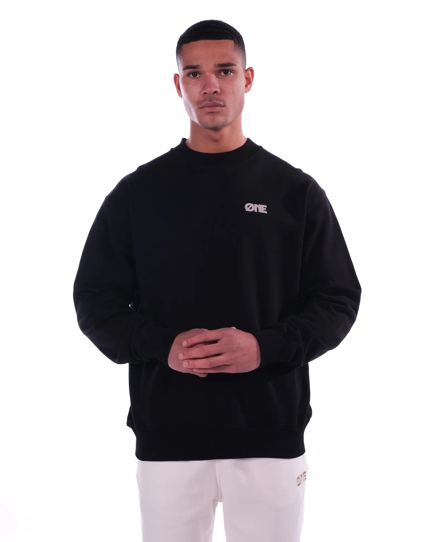 ØNE | Puff Logo Sweater - Black