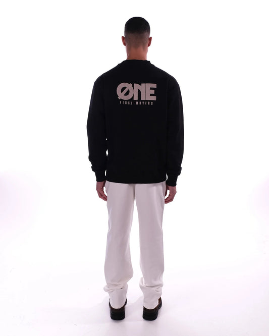 ØNE | Puff Logo Sweater - Black