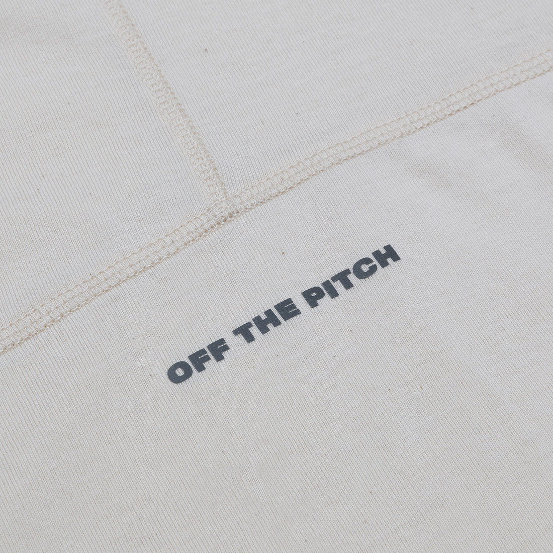 OFF THE PITCH | Overlock Loose Fit Tee - Creme