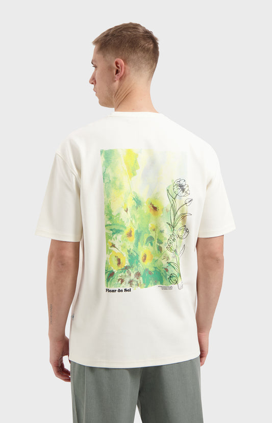 Law Of The Sea Flora Artwork T-Shirt - White