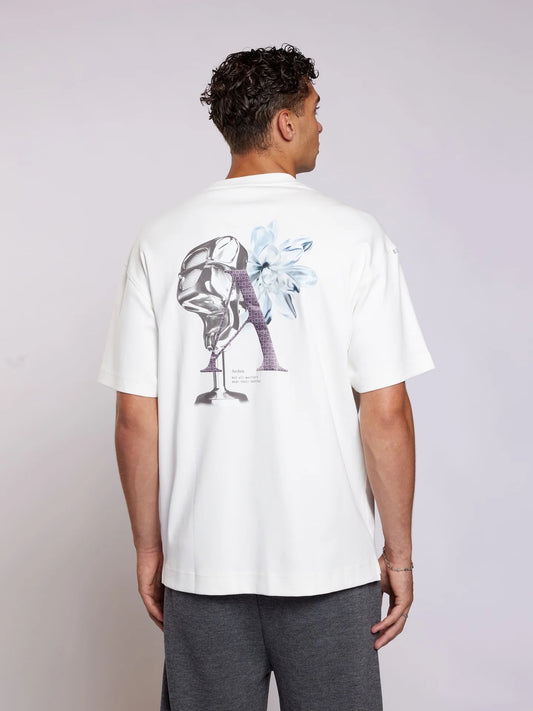 AEDEN | NOE TEE - WHITE