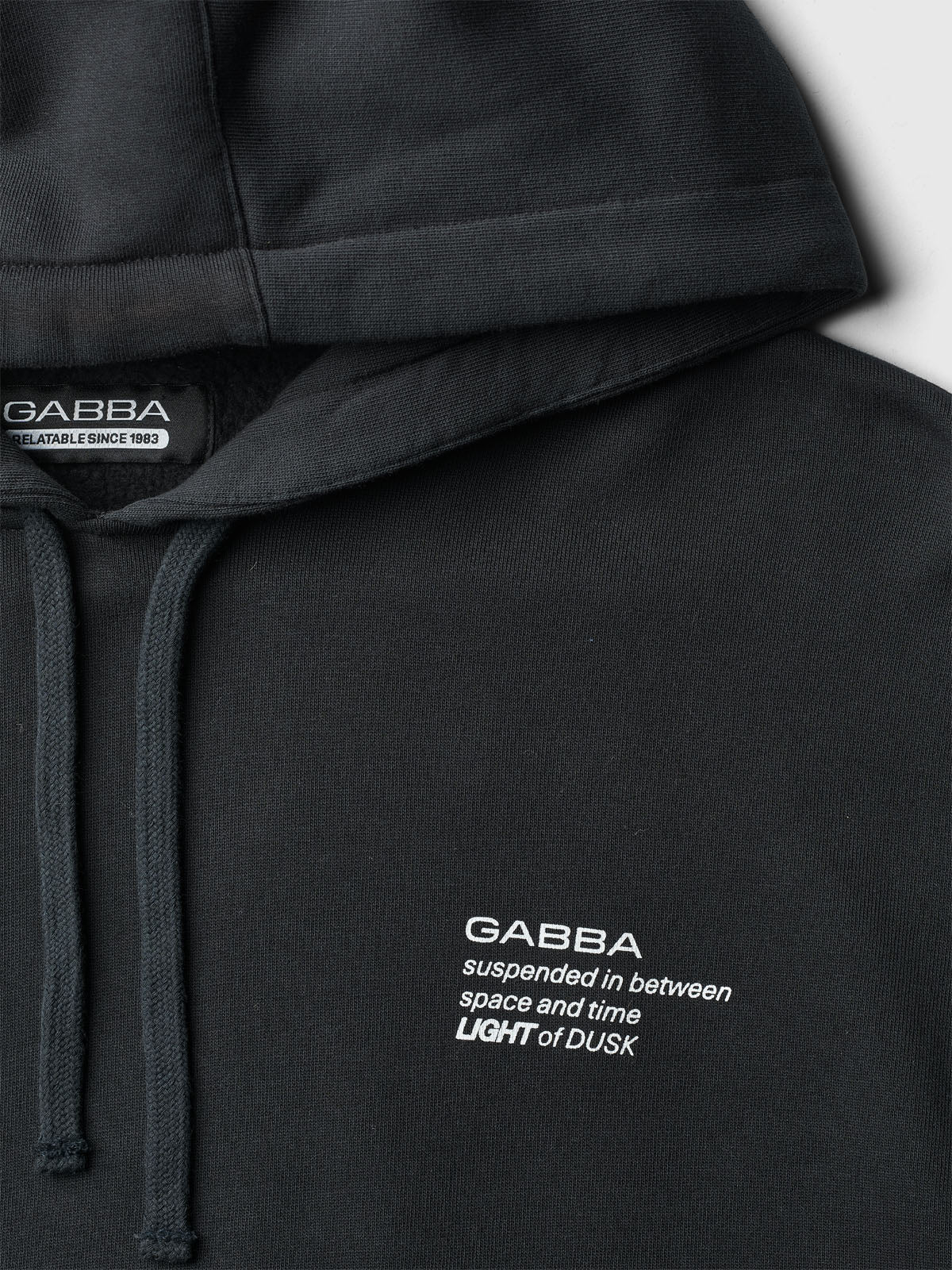 GABBA | Alfred Boxy Hoodie - Black