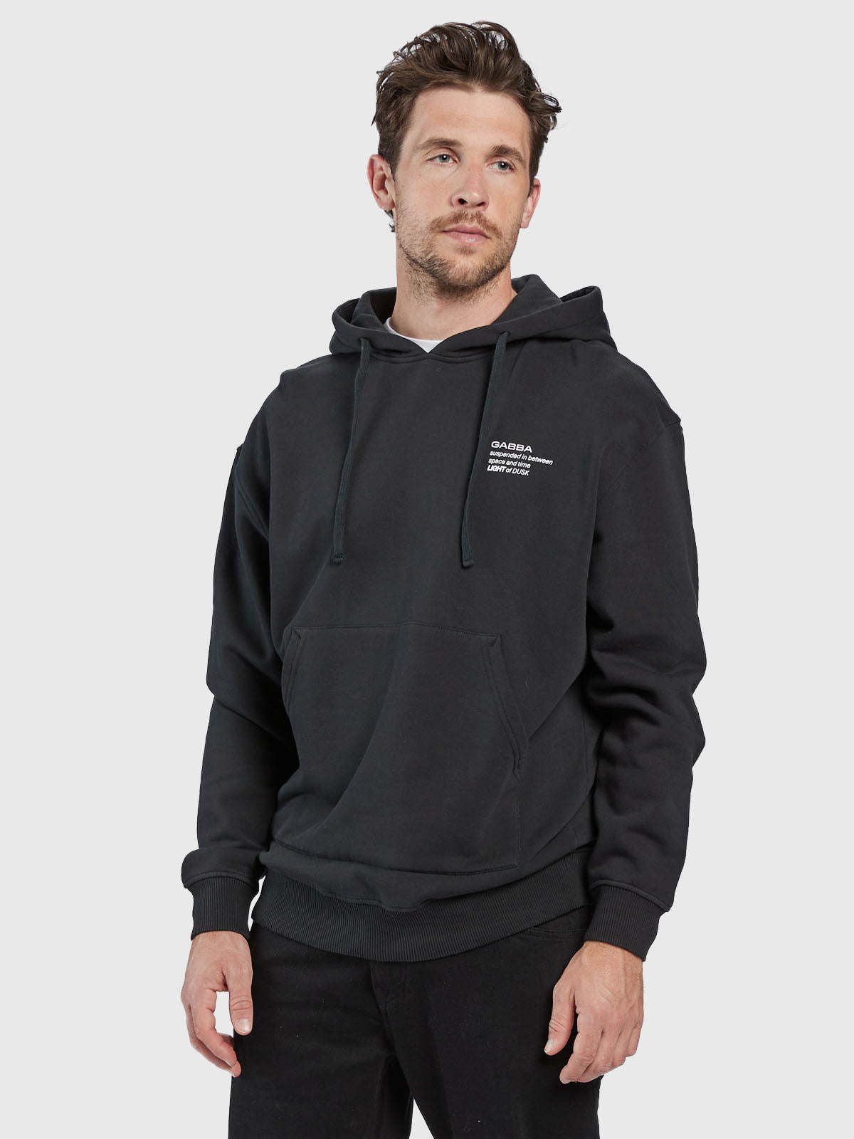 GABBA | Alfred Boxy Hoodie - Black