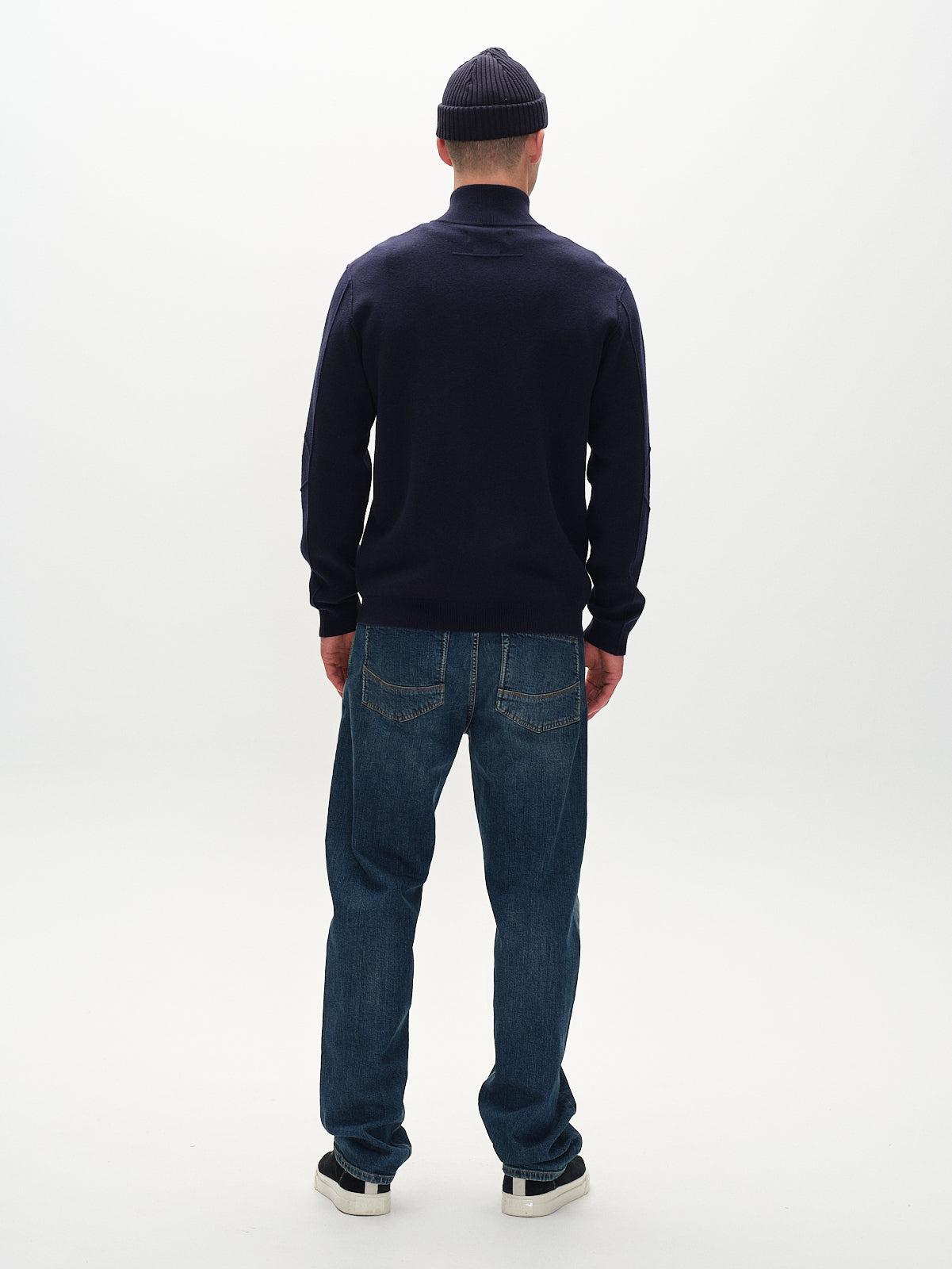 GABBA | BLANKO ROLL NECK KNIT - NAVY