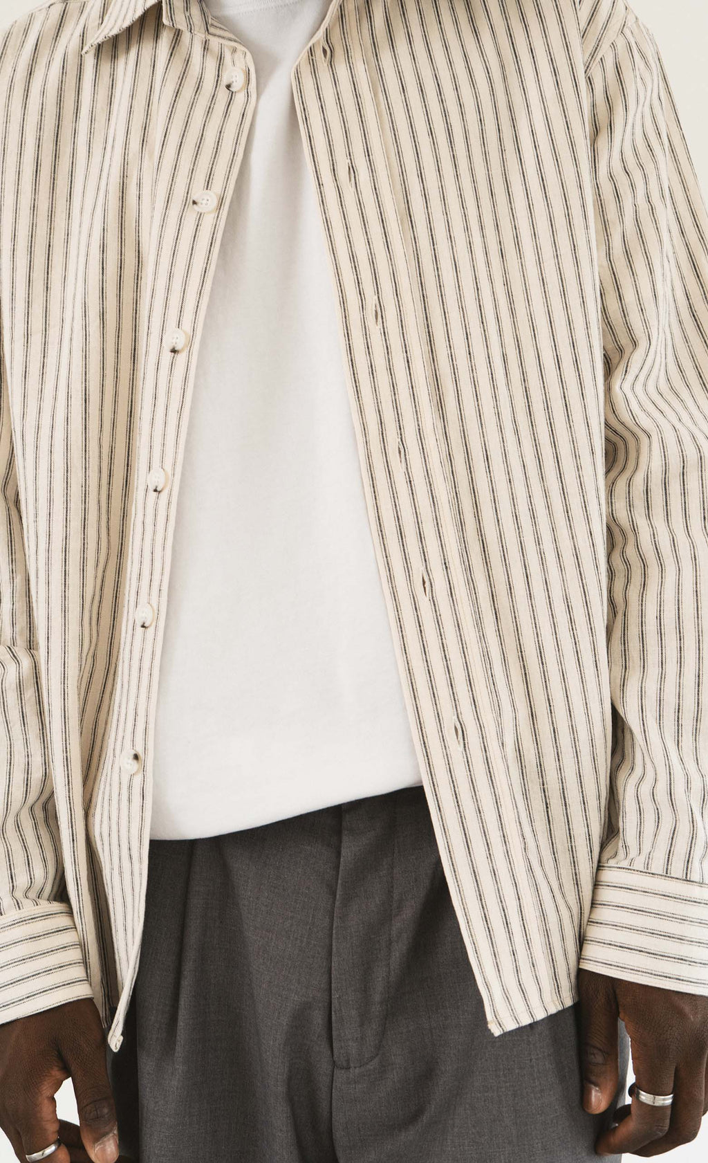 Wooden Carlos Shirt - Beige