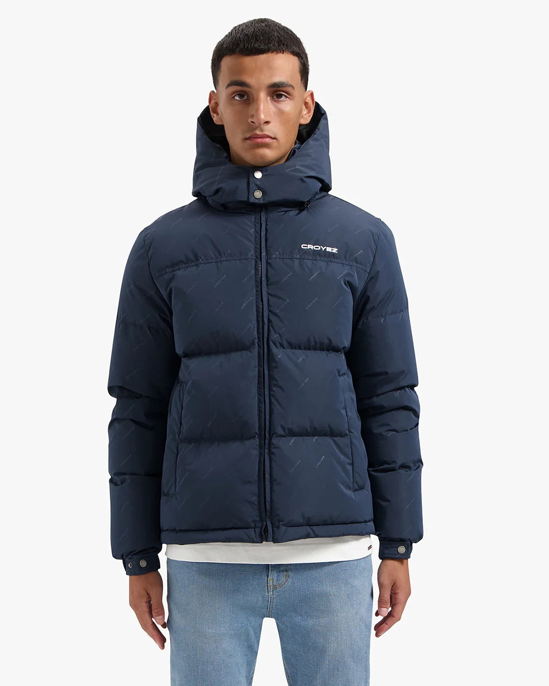 CROYEZ | ALLOVER PUFFER JACKET - NAVY