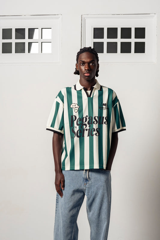 Goodies Sportive About Love Football - Green/Ecru