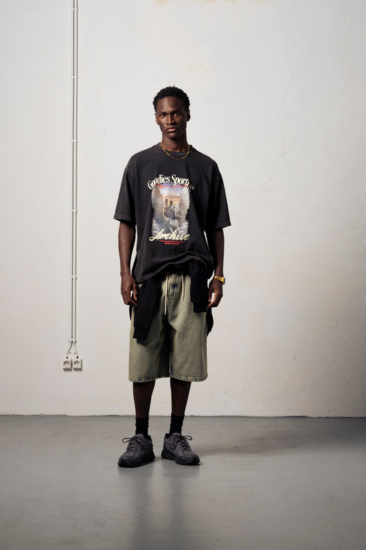 Goodies Sportive Archive Pegasus Premium Tee - Black