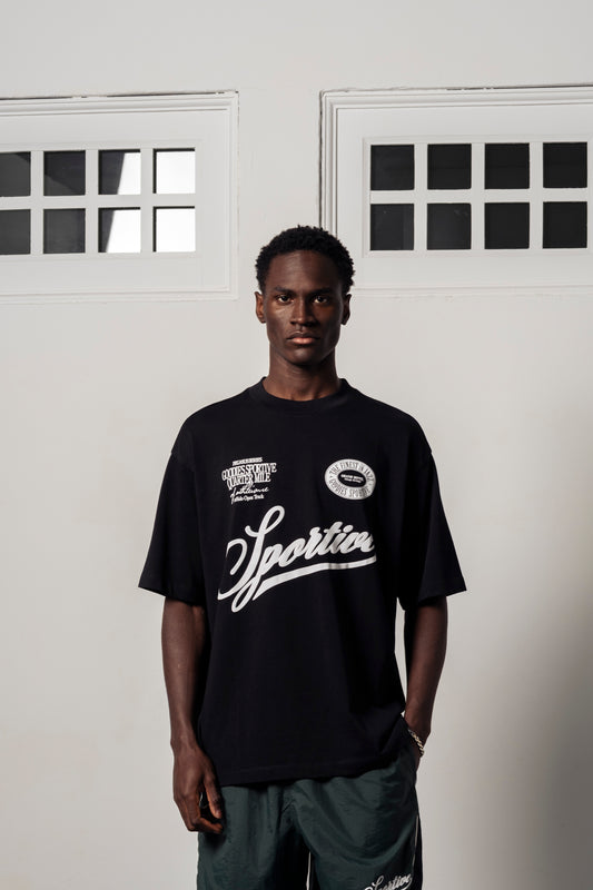 Goodies Sportive Buffalo track tee - Black