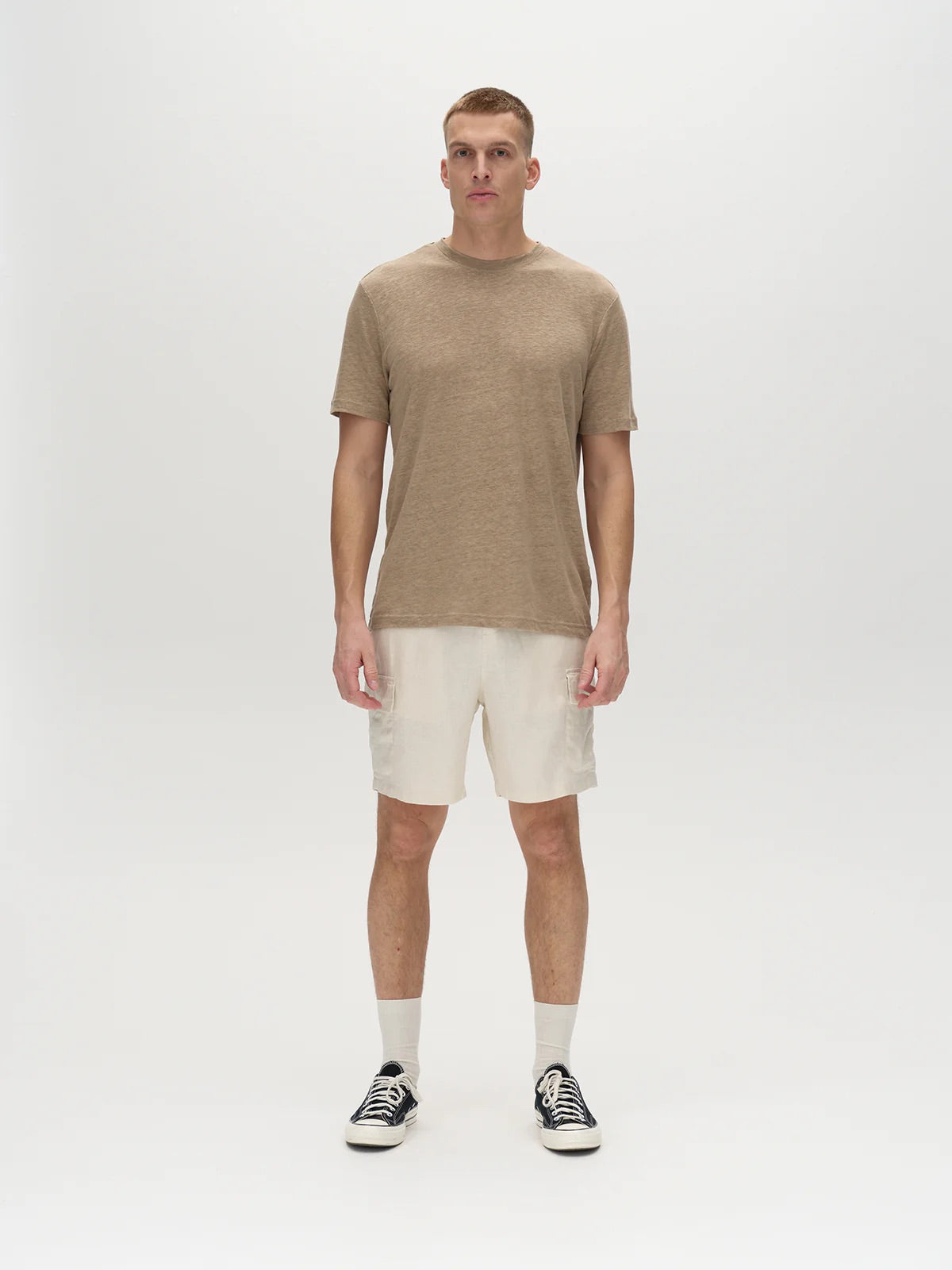 GABBA | Duke Linen SS Tee - Coriander
