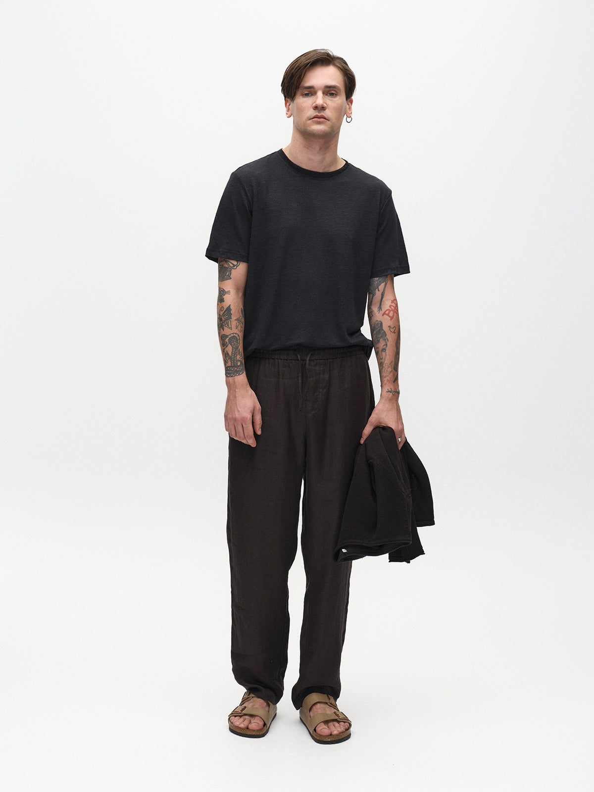 GABBA | Duke Linen SS Tee - Black