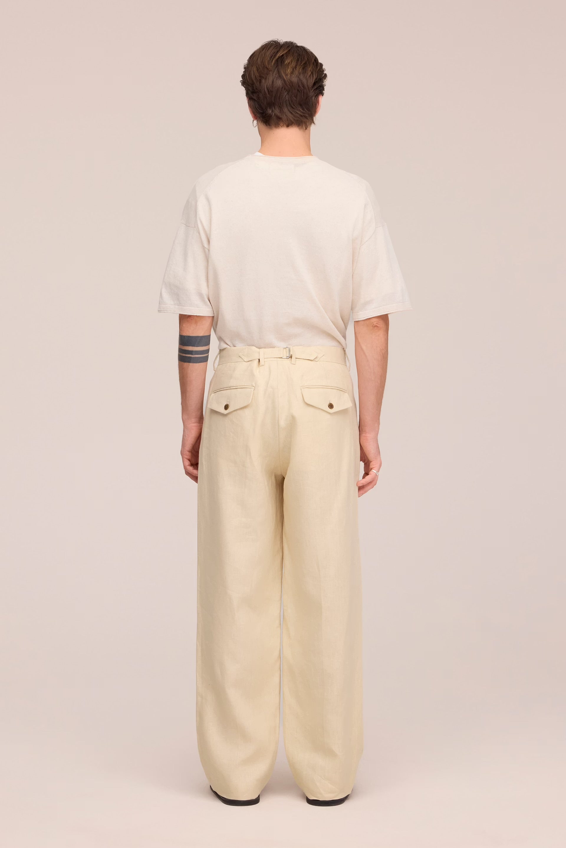 NN07 Justin Linen Trouser -  Honey Silk