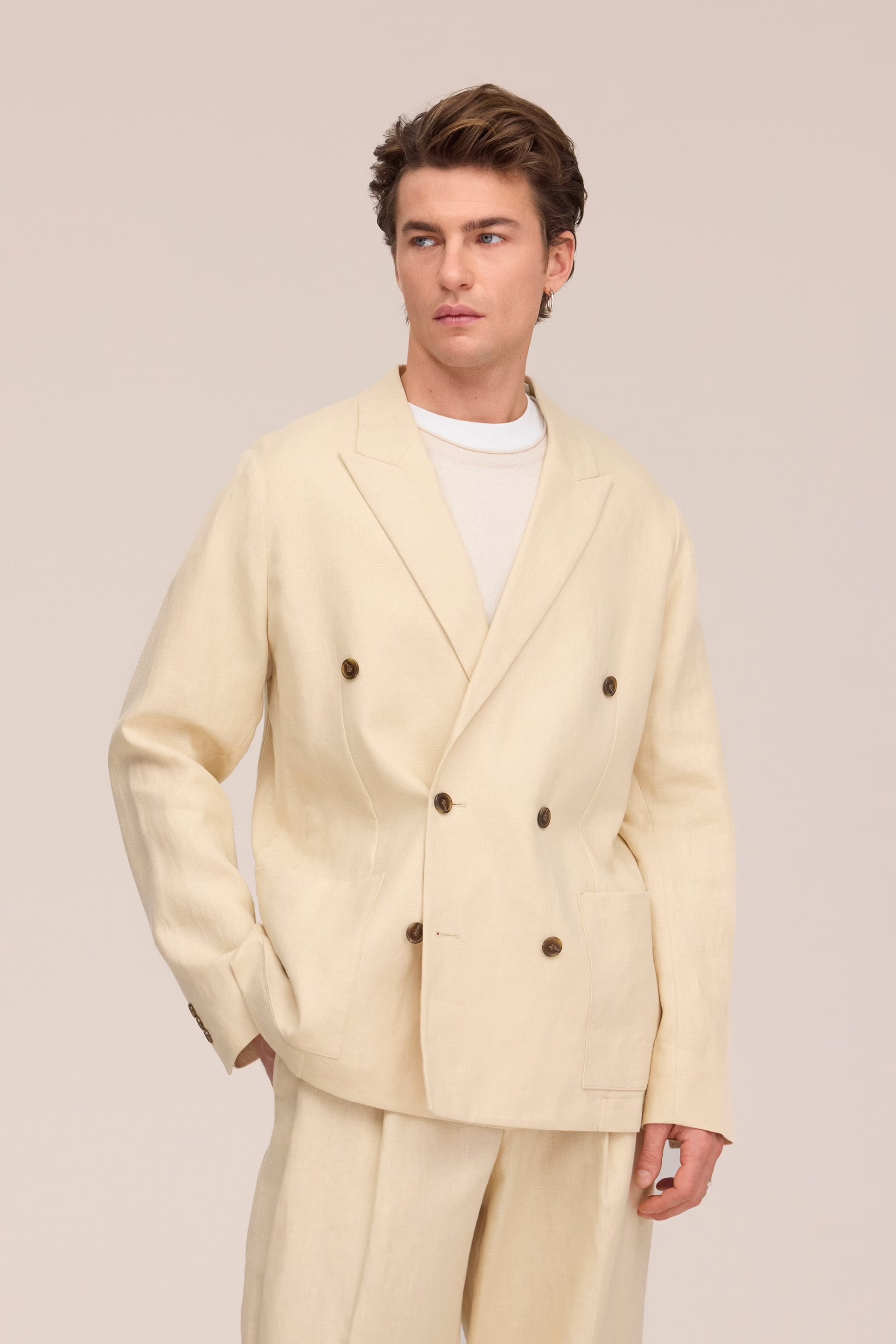 NN07 Jordin Double Breasted Blazer - Honey Silk