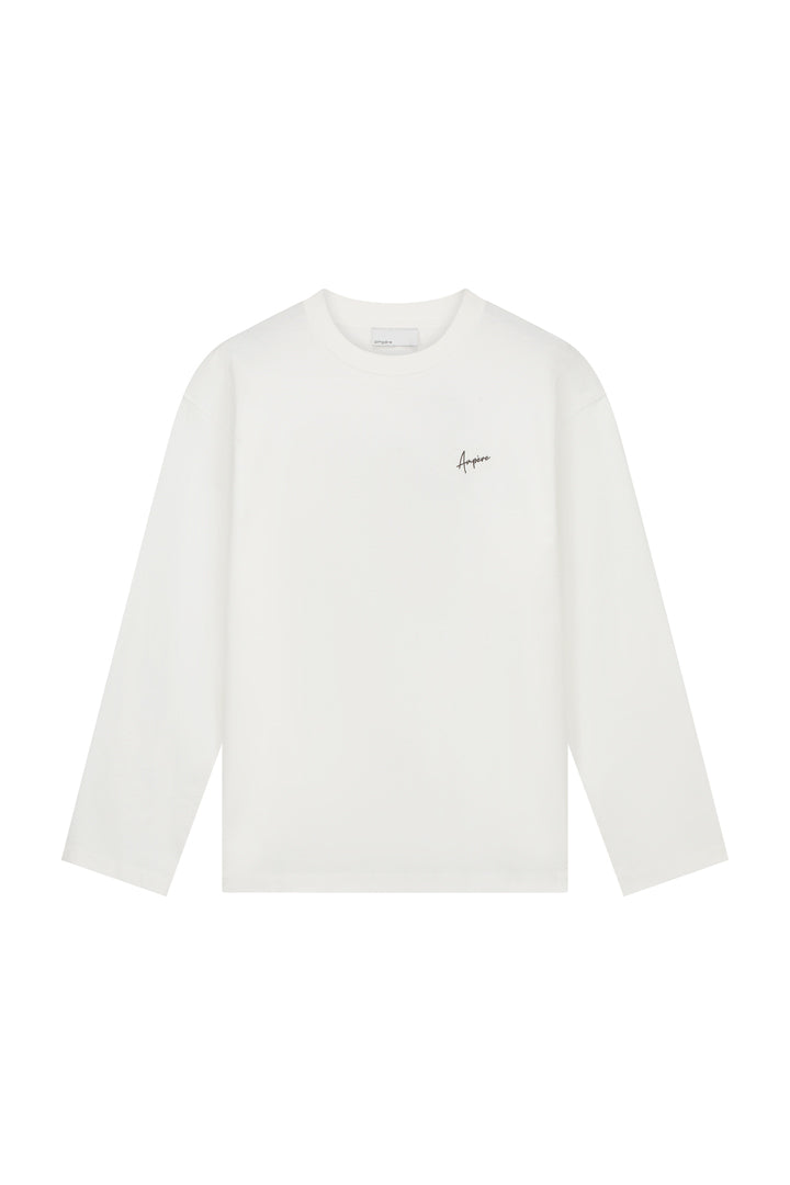 AMPÈRE Ellen Dry Jersey Longsleeve Tee – White