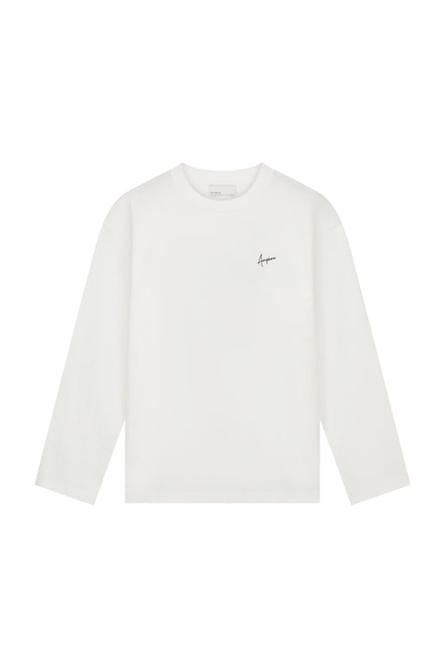AMPÈRE Ellen Dry Jersey Longsleeve Tee – White