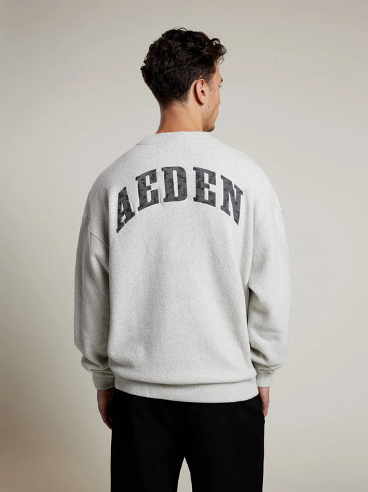 AEDEN | SAM SWEATER - GREY