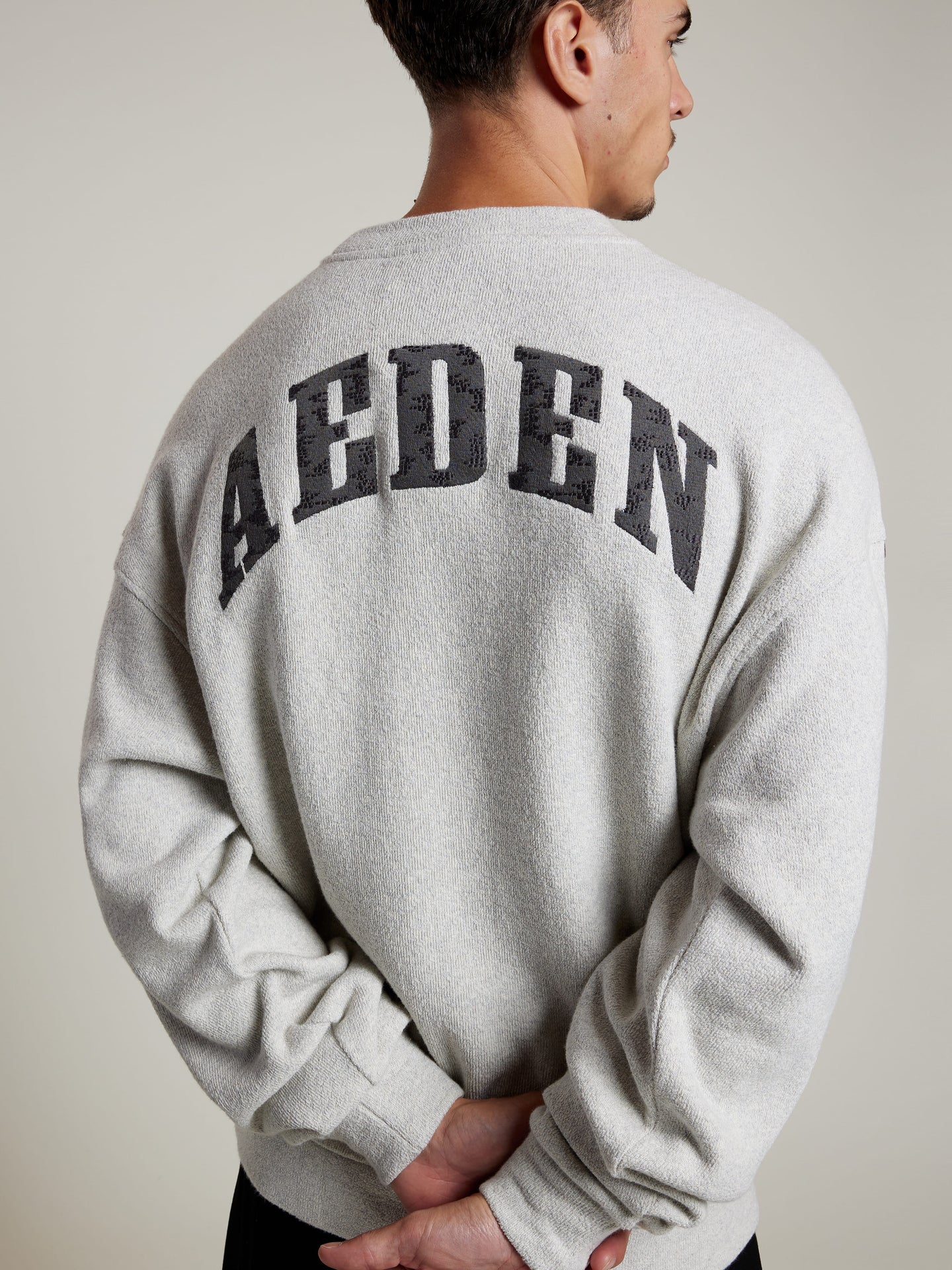 AEDEN | SAM SWEATER - GREY